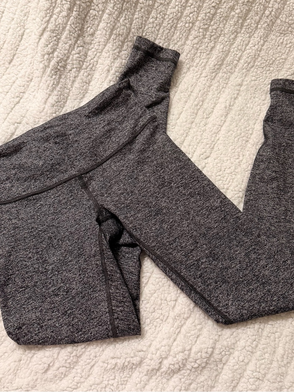 lululemon High-Rise Heathered Gray Leggings